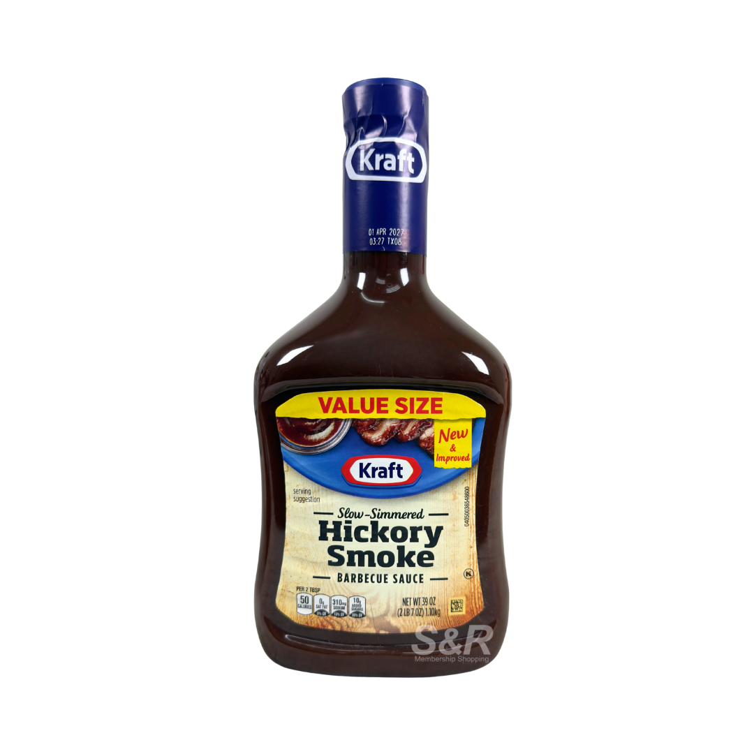 Kraft Hickory Smoke BBQ Sauce Value Size 1.10kg